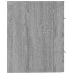 vidaXL Armoire de lavabo Sonoma gris 60x38 5x48 cm Bois d'ingénierie