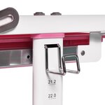 Bureau enfant ergonomique hauteurs et angle réglable 0-40° ensemble table avec chaises table à dessin avec 1 tiroir rose 20_0000333