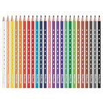 Étui de 24 crayons de couleur triangulaire silverino fin pelikan