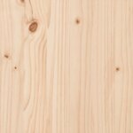 vidaXL Lit superposé triple 140x200/70x140 cm bois de pin massif