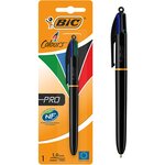 Stylo 4 couleurs pro noir bic