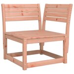vidaXL Salon de jardin 3 Pièces bois massif de Douglas
