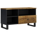 vidaXL Meuble TV 80x33x46 cm bois de manguier et d'ingénierie