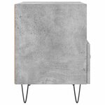 vidaXL Tables de chevet 2Pièces gris béton 40x35x47 5cm bois d’ingénierie