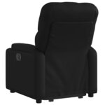 vidaXL Fauteuil inclinable électrique noir similicuir