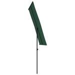 vidaXL Parasol d'extérieur avec mât en aluminium 180x110 cm Vert