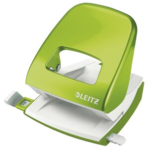 Perforateur 2 trous de bureau WOW, 3 mm/30 feuilles, Vert métallisé