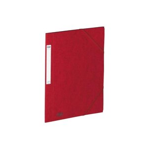 Chemise 3 rabats en carte lustrée 7/10 ème Rouge Rubis ELBA