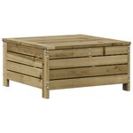 vidaXL Salon de jardin 5 Pièces avec coussins bois de pin imprégné