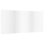 vidaXL Cloison de séparation blanc 165x400 cm bambou