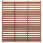 vidaXL Panneau de clôture WPC 180x180 cm Marron