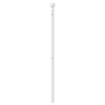vidaXL Tête de lit métal blanc 150 cm