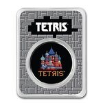 Pièce de monnaie 2 Dollars Niue 2021 1 once argent BU – TETRIS (colorisée)