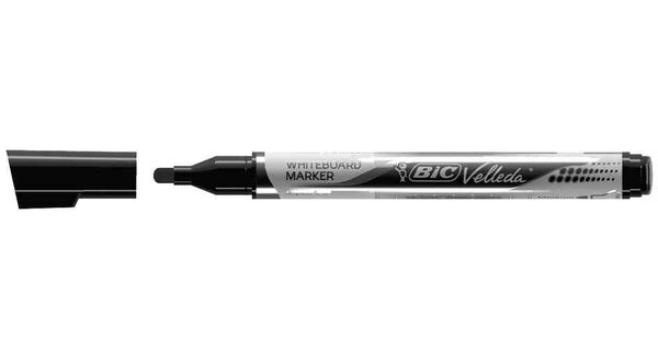 Feutre tableau blanc effaçable LIQUID INK Pocket Pte Ogive Moy. Noir VELLEDA
