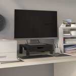 vidaXL Support de moniteur Noir 43x30 5x13 cm