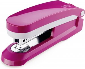 Agrafeuse Novus Evolution E 25 Fresh + Boite de 200 Agrafes 24h/24 et 6j/7 - Jusqu'à 25 Feuilles - Agrafage Fermé  Ouvert et Cloué - Couleur Fuchsia