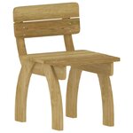 vidaXL Ensemble à manger de jardin 4 Pièces Bois de pin imprégné
