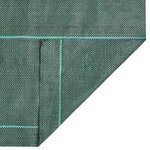 vidaXL Membrane anti-mauvaises herbes vert 2x50 m PP
