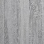 vidaXL Garde-robe sonoma gris 100x50x200 cm bois d'ingénierie