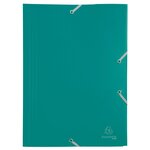 Chemise À Élastique 3 Rabats Polypropylène 4/10e Opaque Eco - A4 - Couleurs Assorties - X 60 - Exacompta