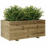vidaXL Jardinière 110x60x49 5 cm bois de pin imprégné