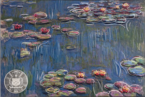 Monnaie WATER LILIES Monet 1/2 Oz Argent 1$ Samoa 2026