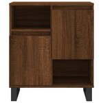vidaXL Buffet Chêne marron 60x35x70 cm Bois d'ingénierie