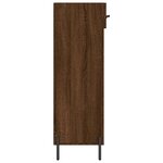 vidaXL Armoire à chaussures chêne marron 60x35x105cm bois d'ingénierie