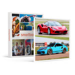 SMARTBOX - Coffret Cadeau Stage de pilotage multivolant : 2 tours en Porsche 991 GT3 RS et 2 tours en Ferrari F8 sur le circuit de Magny-Cours -  Sport & Aventure