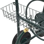 vidaXL Chariot dévidoir avec connecteur de tuyau 1/2" 75 m Acier