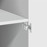 vidaXL Buffet haut blanc 80x42 5x185 cm bois d'ingénierie