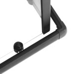 vidaXL Cabine de douche à rayures ESG 90x70x180 cm Noir