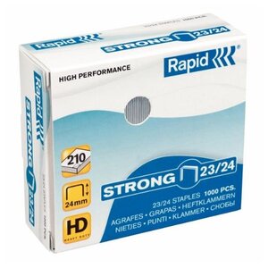 Boite de 1000 agrafes Strong 23/24 galvanisé RAPID