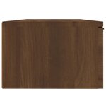 vidaXL Armoires murales 2Pièces Chêne marron 68x30x20cm Bois d'ingénierie