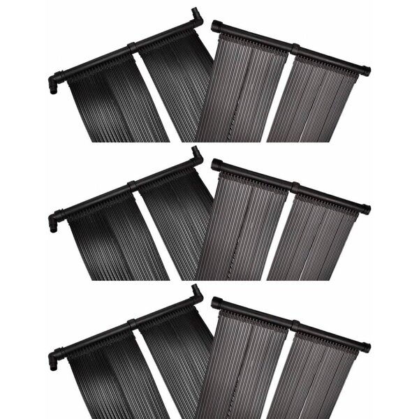 vidaXL Panneaux solaires de chauffage de piscine 6 Pièces 80x620 cm