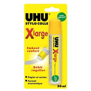 UHU Xlarge Stylo Colle Transparent 50ml