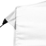 vidaXL Tente de réception pliable avec parois Aluminium 6 x 3 m Blanc