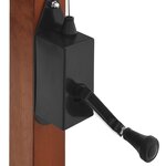 vidaXL Parasol suspendu avec mât en bois 350 cm taupe
