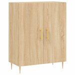 vidaXL Buffet haut Chêne sonoma 69 5x34x180 cm Bois d'ingénierie