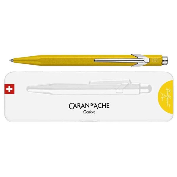 Stylo à bille 849 colormat-x  jaune caran d'ache