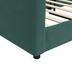 vidaXL Lit de repos vert foncé 90x200 cm velours