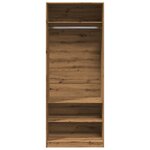 vidaXL Garde-robe chêne artisanal 80x50x200 cm bois d'ingénierie