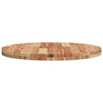 vidaXL Dessus de table rond Ø70x4 cm bois massif d'acacia