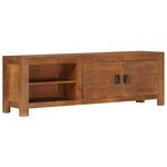 vidaXL Meuble TV 120x30x40 cm Bois massif de manguier