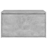 vidaXL Banc d'entrée 80x40x45 cm Gris béton Bois d'ingénierie