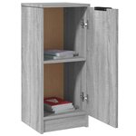 vidaXL Buffet Sonoma gris 30x30x70 cm Bois d'ingénierie