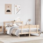 vidaXL Cadre de lit sans matelas 120x200 cm bois de pin massif