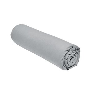 Drap housse - 160 x 200+30 cm uni - Acier