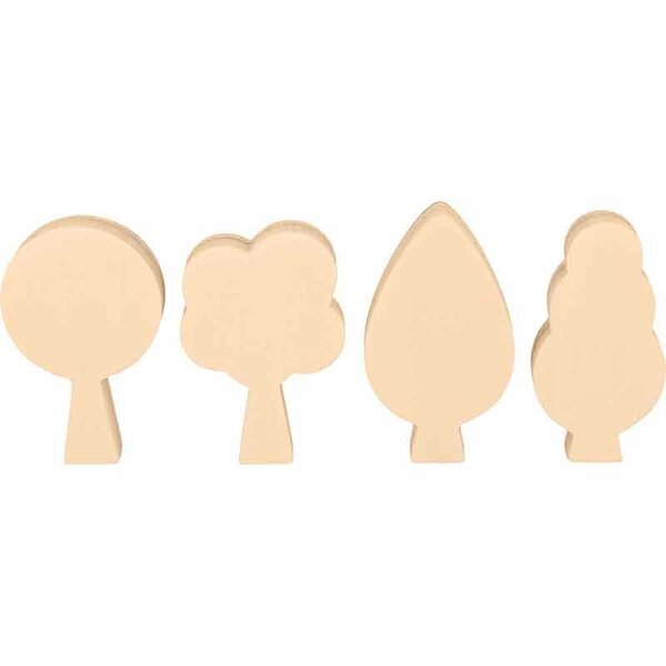4 Arbres À Poser - Bois