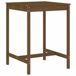 vidaXL Ensemble de bar de jardin 3 Pièces marron miel bois pin massif